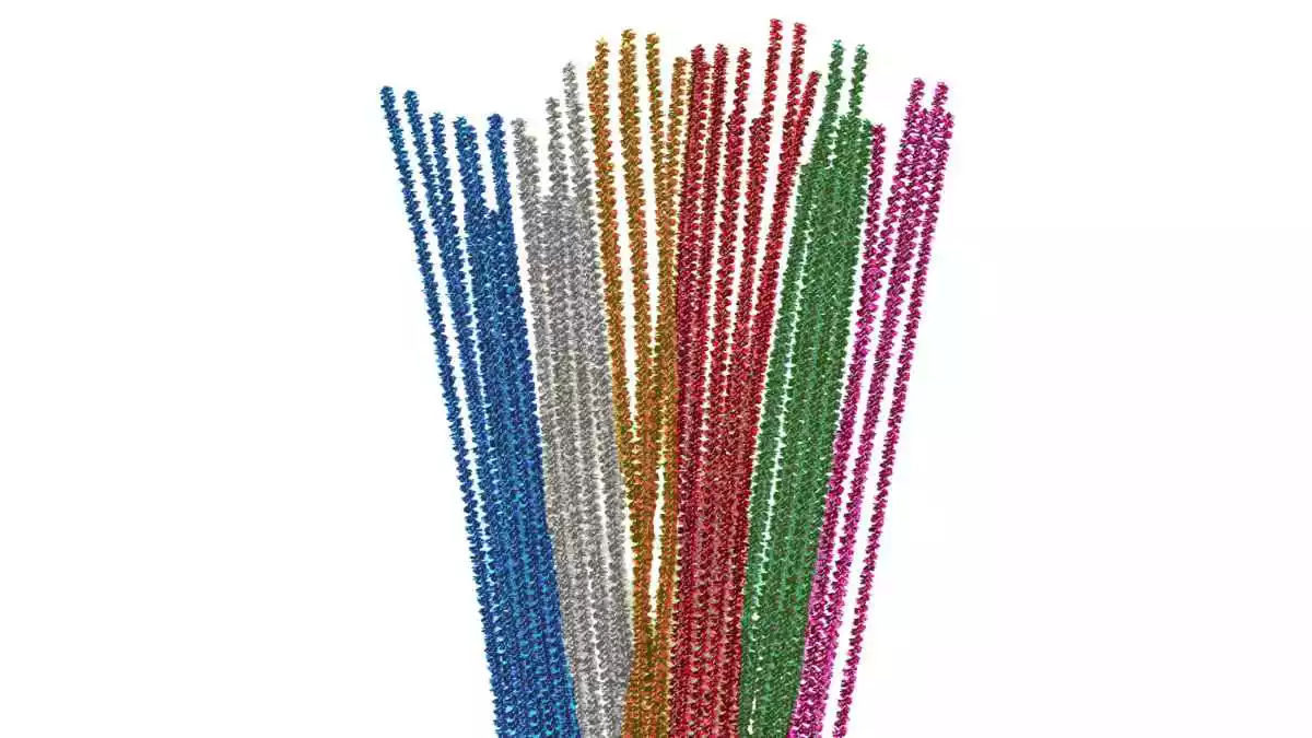 25 Limpiapipas de chenilla colores metálicos Dale un toque especial a tus manualidades con limpiapipas de chenilla metálicos. Ideales para crear, decorar y dar rienda suelta a tu creatividad