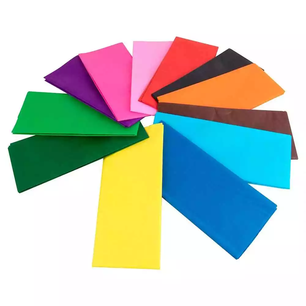 Papel seda 5 hojas de 52x76cm