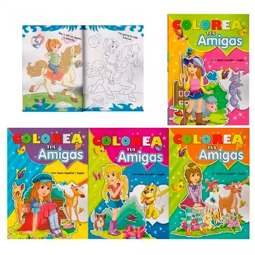 [8429829606897] Para Colorear "Colorea tus amigas"