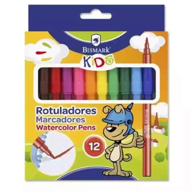 12 Rotuladores infantiles