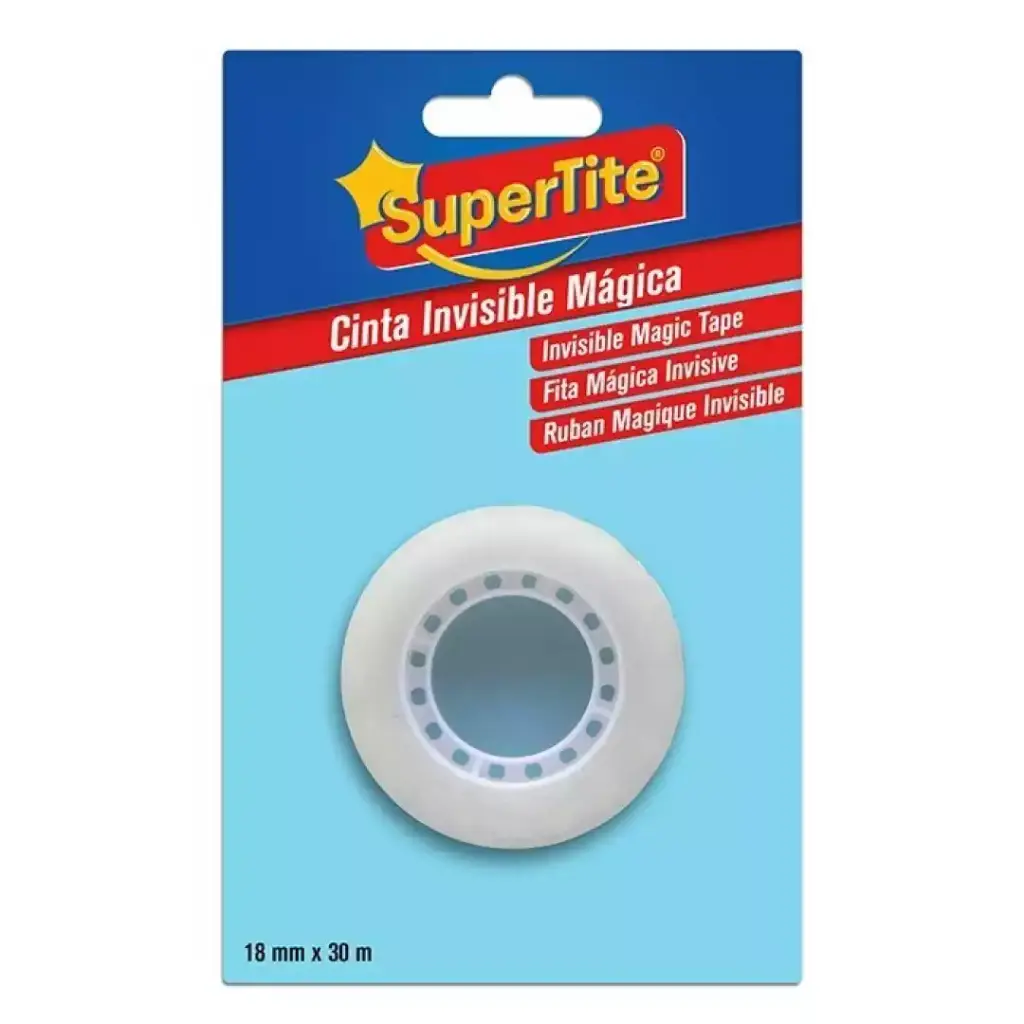 [8414646914256] Cinta adhesiva invisible 18mm x 30mt