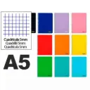 Cuaderno espiral - Cuadro 5mm - Tapa Blanda - 80h/75gr