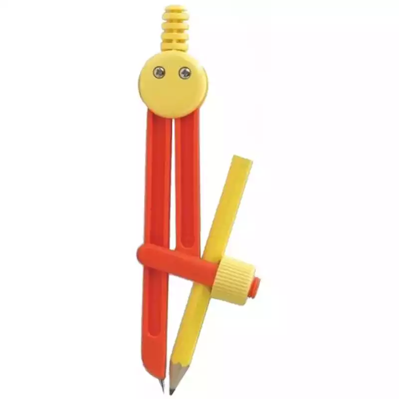 Compás escolar con adaptador universal