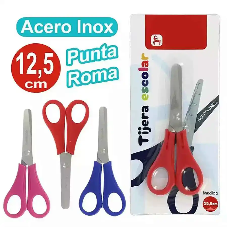 Tijera escolar 12.5 cm
