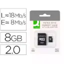 Tarjeta memoria SD con adaptador 8Gb - Clase 4