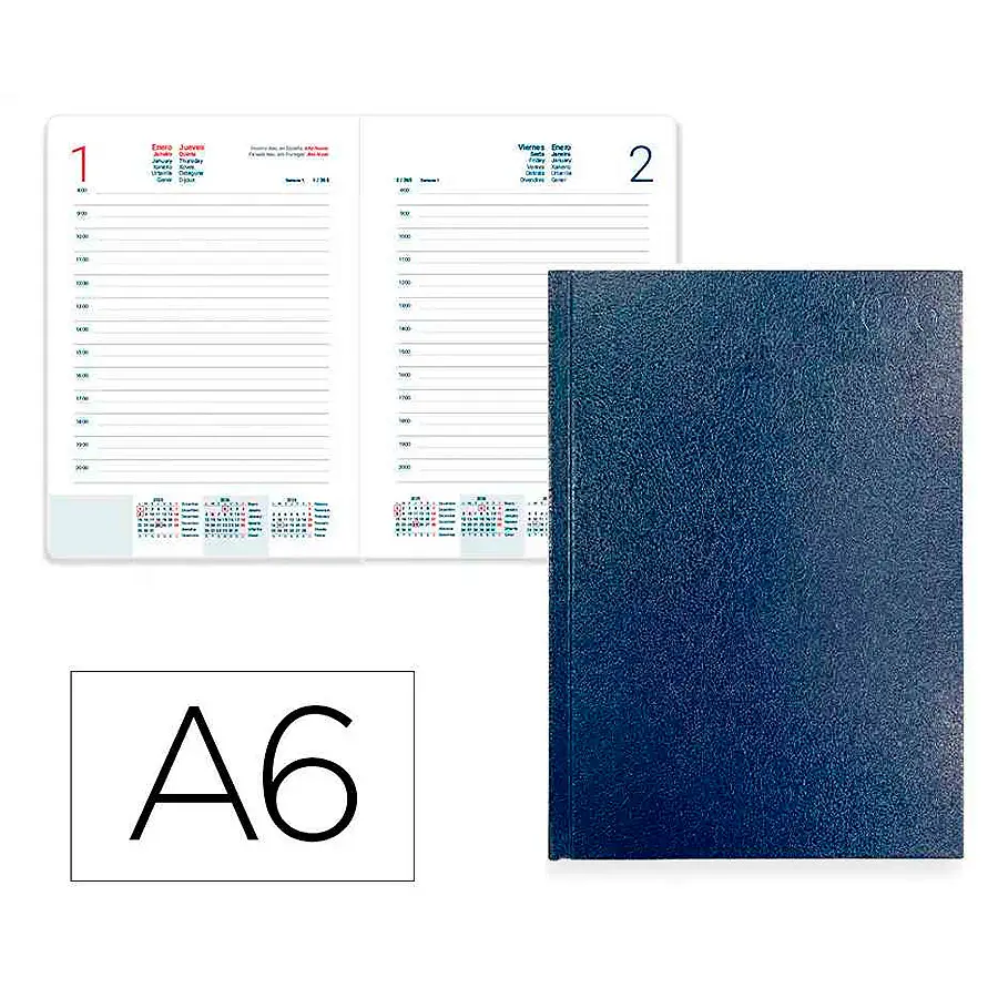 [8423473126138] Agenda anual 2026 - Día Página - 10x14cm.