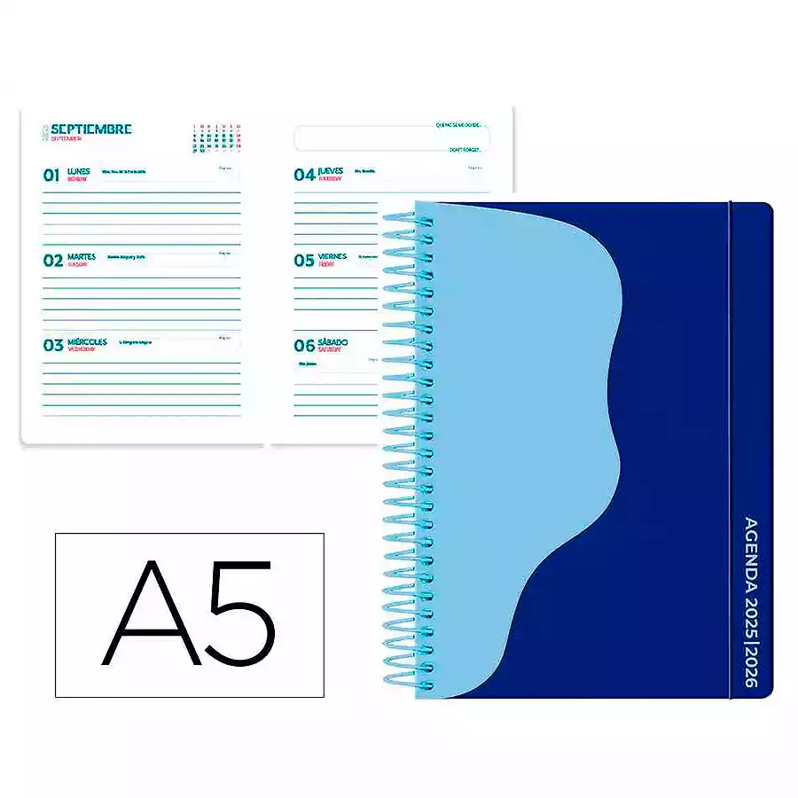 [8423473120389] Agenda escolar 25/26 - A5 - Semana Vista