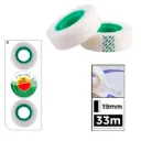 3 cintas adhesivas invisibles 19 mm x 33 mt