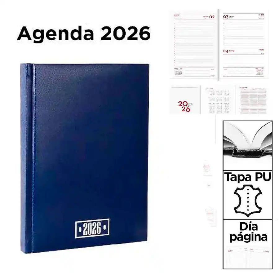[8435721011035] Agenda anual 2026 - Día Página - 15x21cm