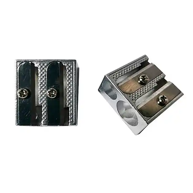 Sacapuntas doble uso metálico con Cuchilla de Alta Calidad