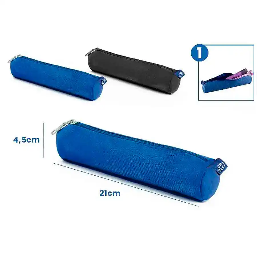 [18435721002368] Estuche Escolar 1 cremallera -  Redondo