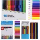 Lápices de colores de plástico