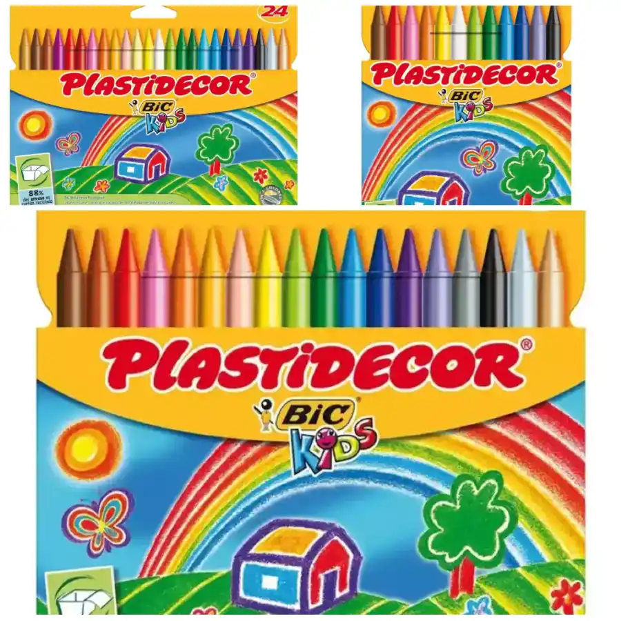 [3086126708232] Ceras Plastidecor para colorear (Seleccione una cantidad)
