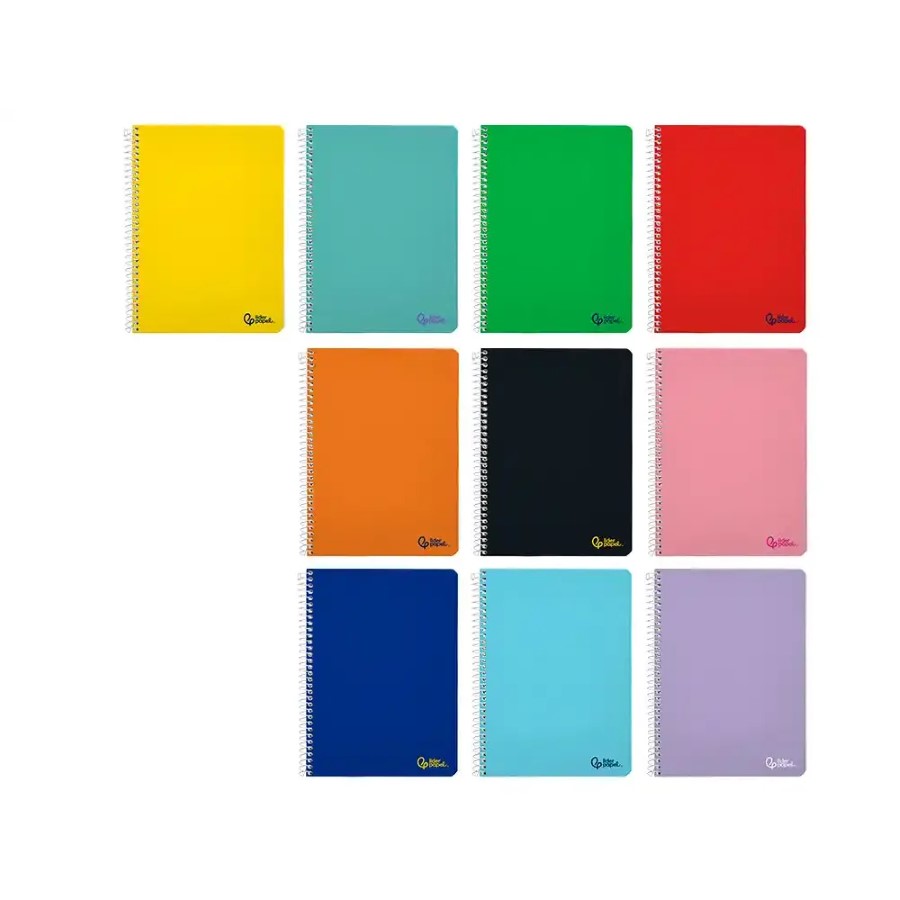 [8423473104723] Cuaderno espiral - Cuadro 4mm - Tapa Blanda - 80h/75 gr (Seleccione un tamaño)