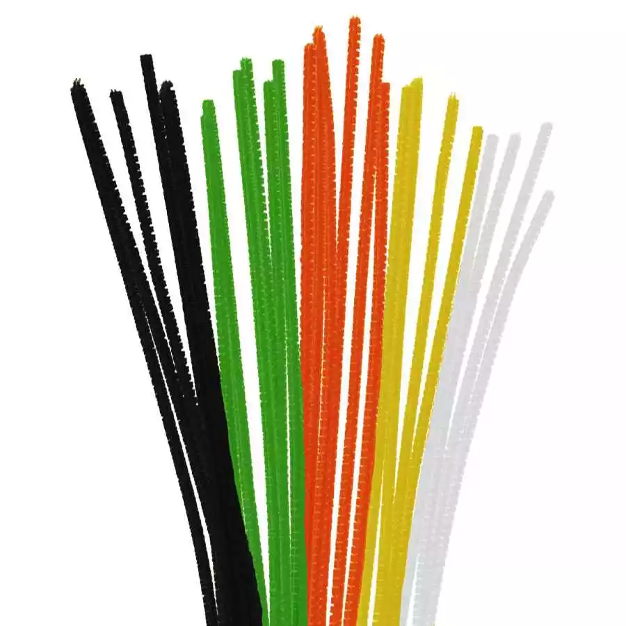 [8428885389171] 25 Limpiapipas Ø6mm. x30cm. 5 colores surtidos.