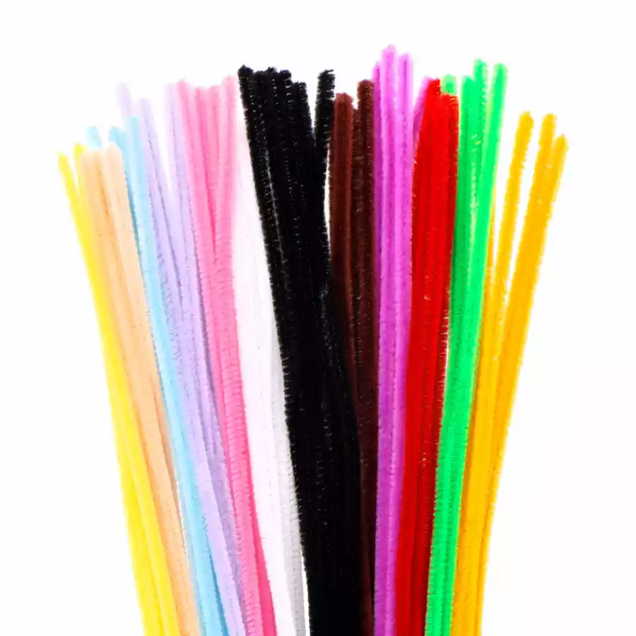 [8428885486641] 50 Limpiapipas Ø6mm. x30cm. 6 colores claros