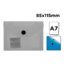 Dossier A7 Translúcido con Cierre de Botón