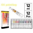 Pintura óleo - Tubo 12ml. - Caja 12 colores