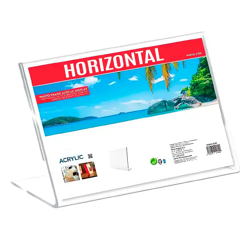 Expositor Acrílico Horizontal (Seleccione una medida)