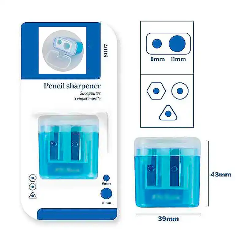 [8435721002132] Sacapuntas Doble con Depósito y Tapa