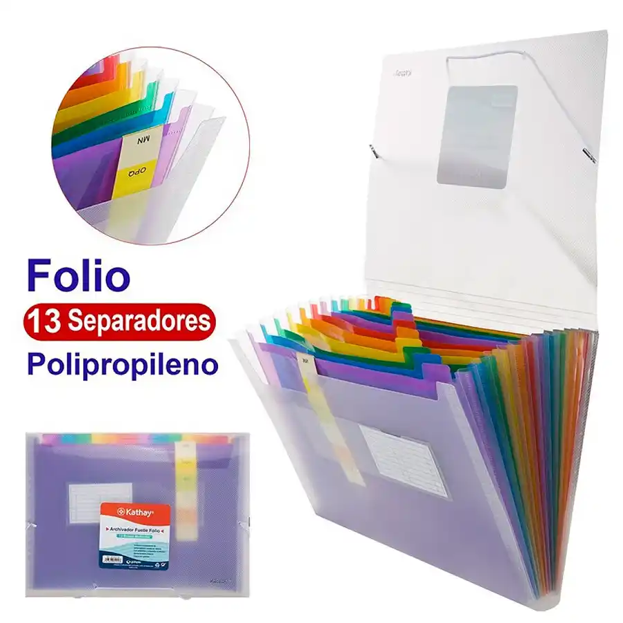 Archivador fuelle 13 departamentos