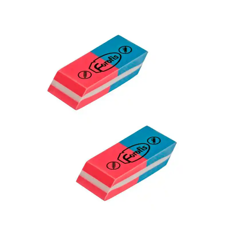 [4030969912997] 2 Gomas de borrar de caucho sintético - Doble acción