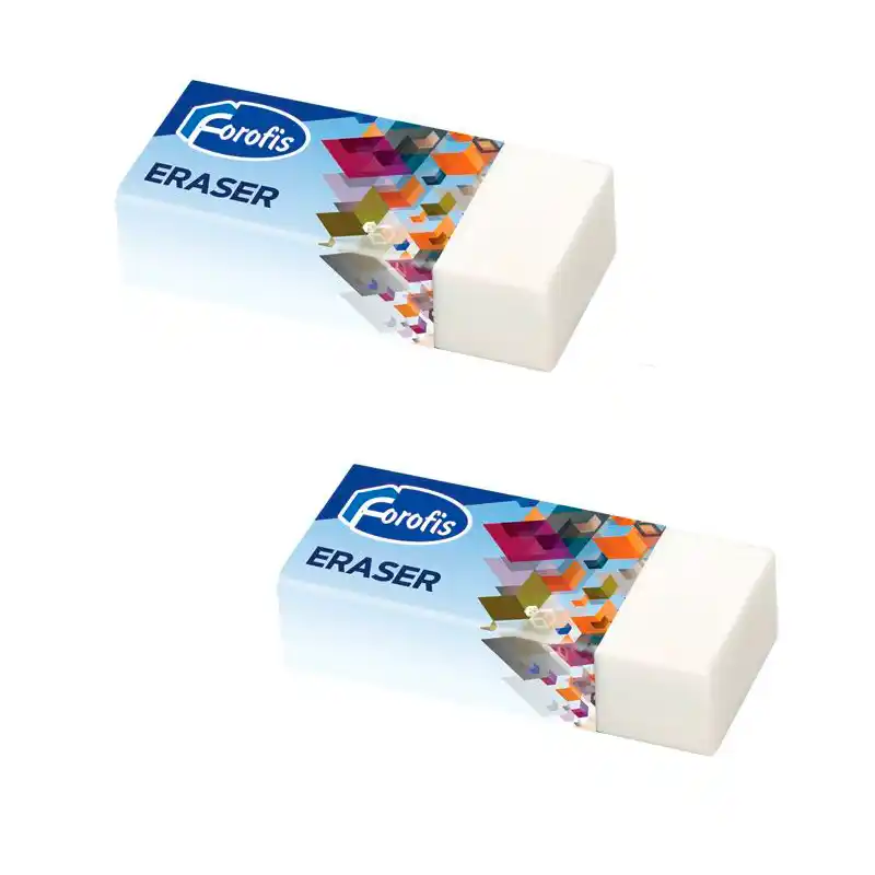 [4030969912966] 2 Gomas de borrar de caucho sintético - Sin polvo