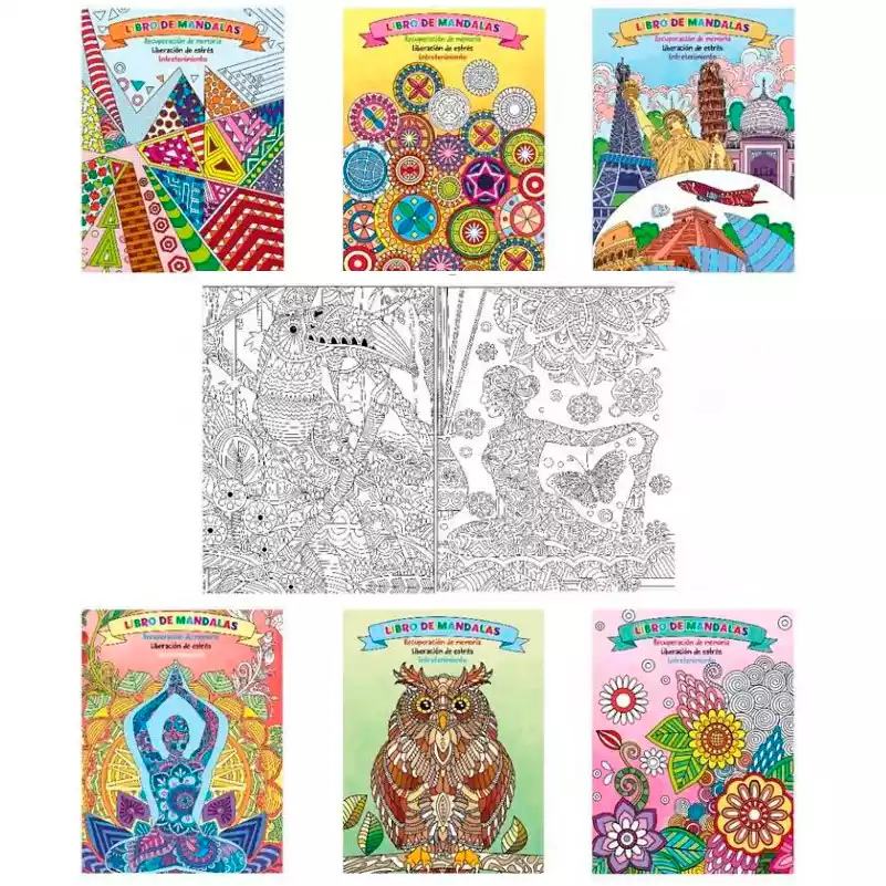 Para Colorear Mandalas