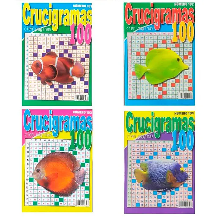 Pasatiempos Crucigramas 100 pag.