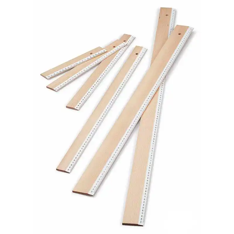 Regla de madera (Seleccione un tamaño)