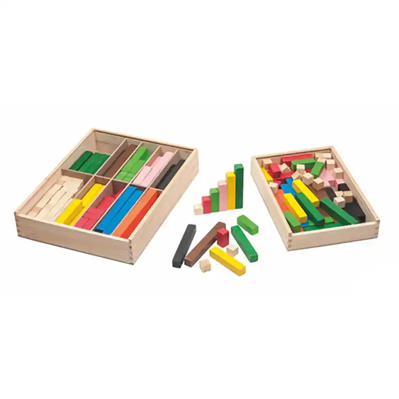 Regletas Cuisenaire de madera (Seleccione una cantidad)