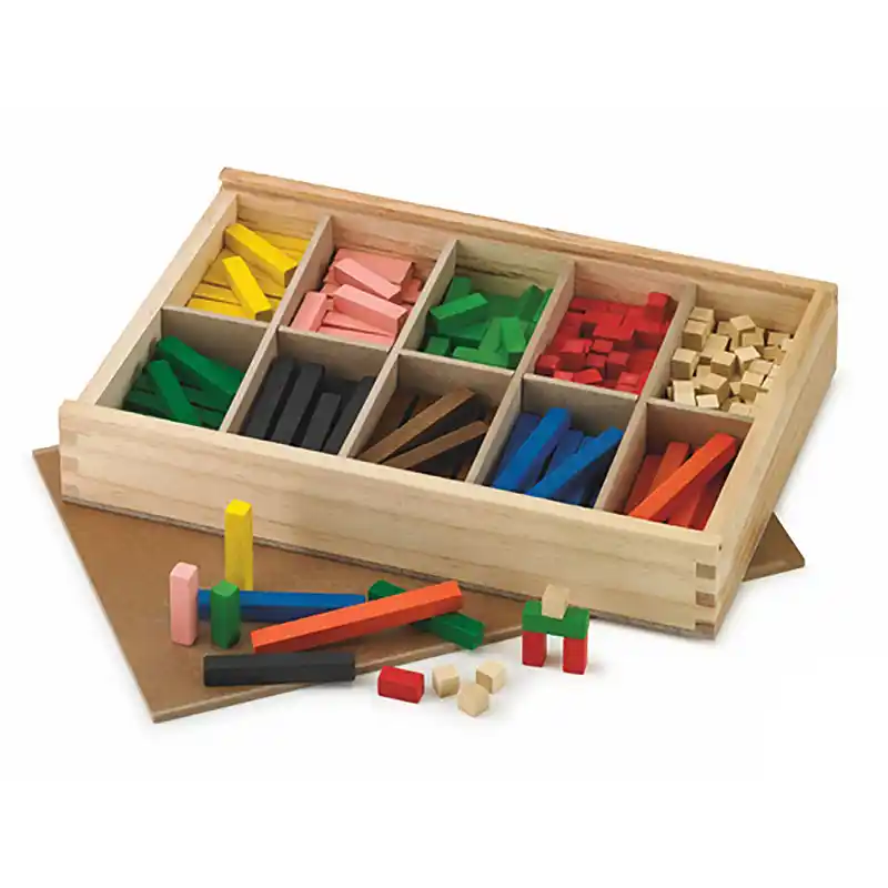 Regletas Cuisenaire de madera