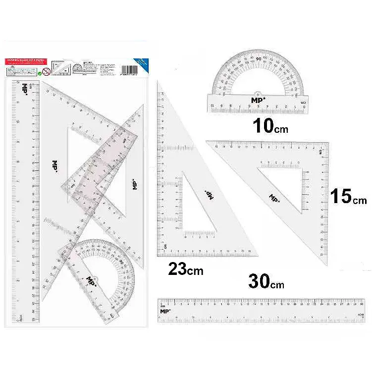[8435250944910] Juego de reglas escolar - 4 piezas