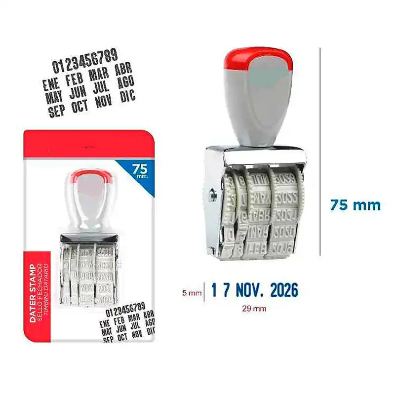 [8435464167204] Sello Fechador – Medida 5×29 mm