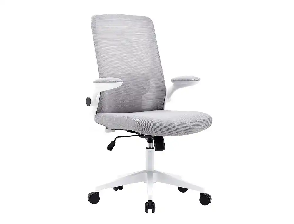 [5705831141940] Silla Oficina de malla y base metálica con ruedas premium. Mod. Alba