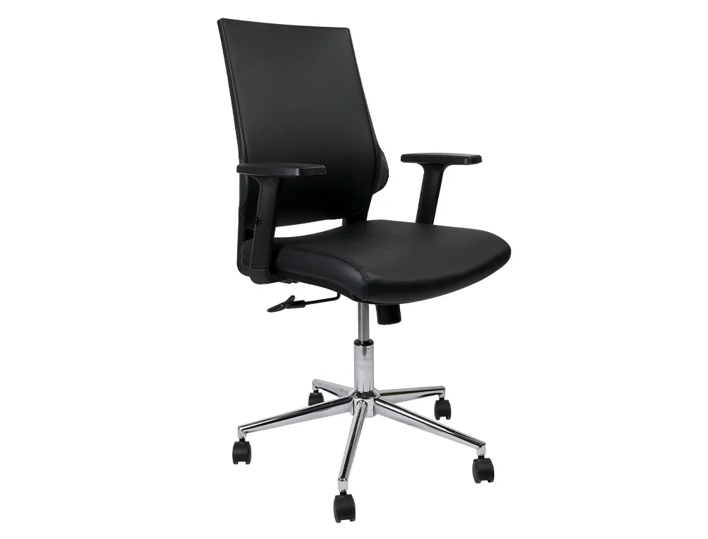 [5705831103023] Silla Oficina de símil piel con respaldo medio