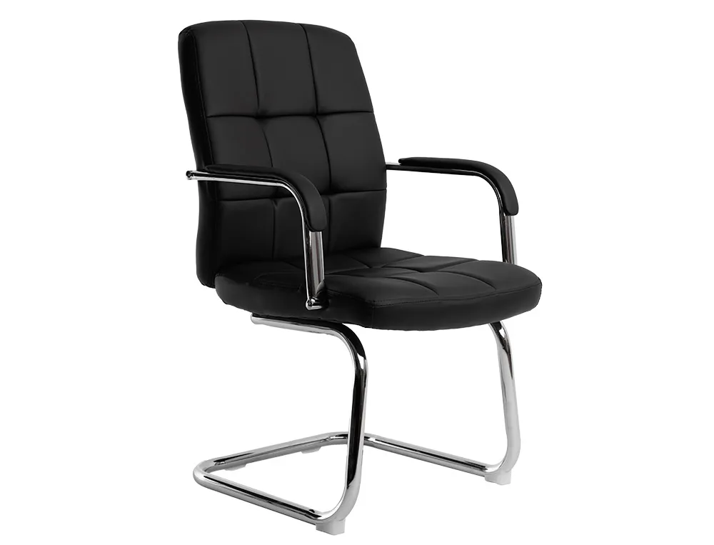 [5705831046269] Silla Escritorio de símil piel y base metálica