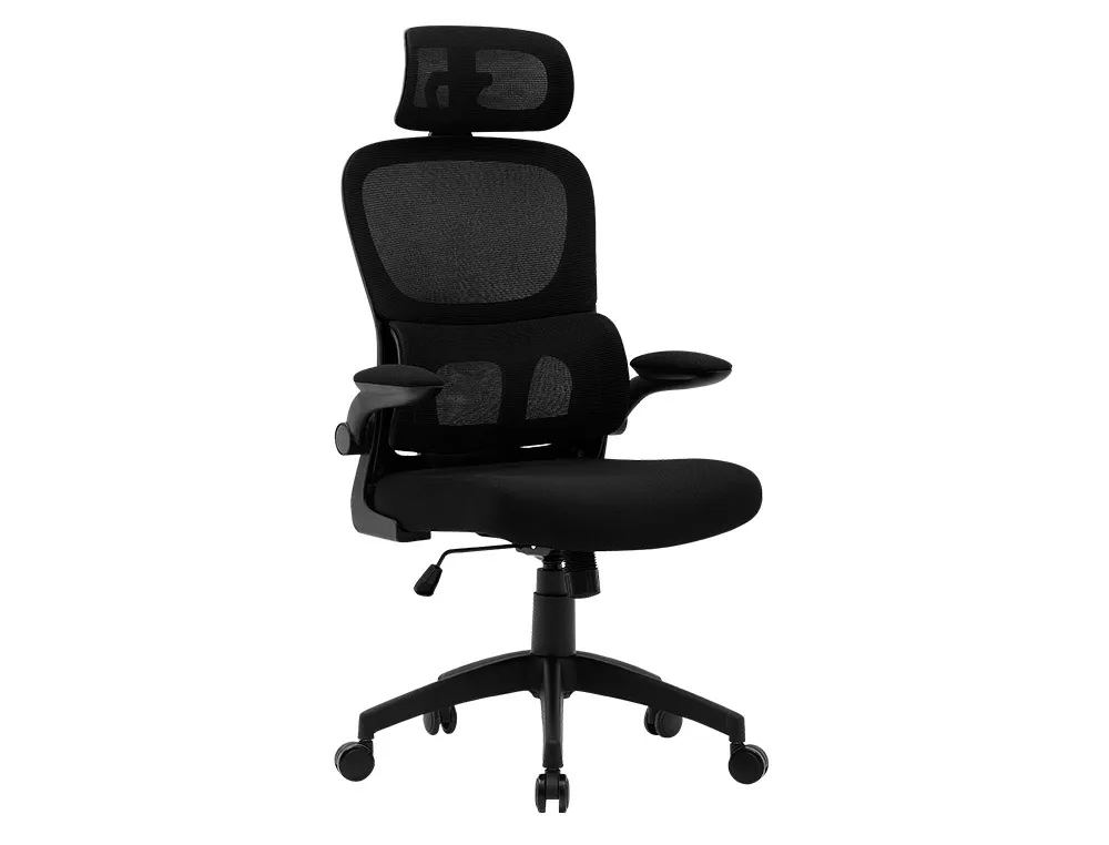 Silla Dirección de malla con base metálica y ruedas premium