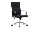 Silla Dirección de símil piel y base metalica con ruedas premium. Mod. Bosa