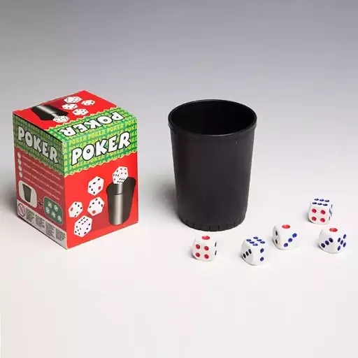 [8429102049366] Cubilete de Poker con 5 dados