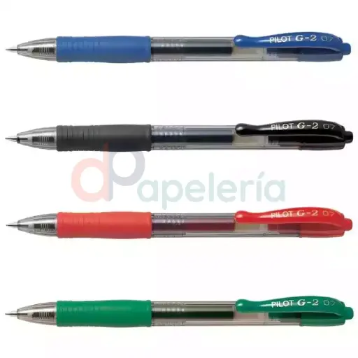 Boligrafo tinta gel Pilot G-2 - trazo 0.4mm