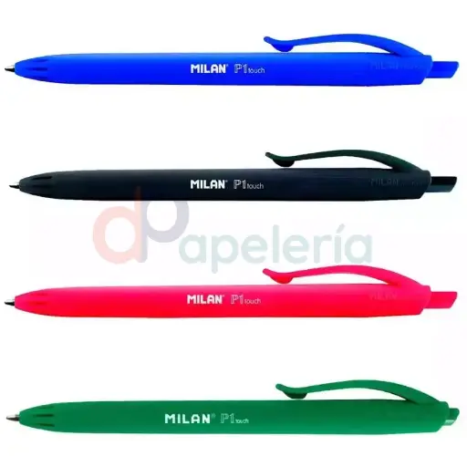 Bolígrafo retráctil Milan P1 trazo 0.4mm