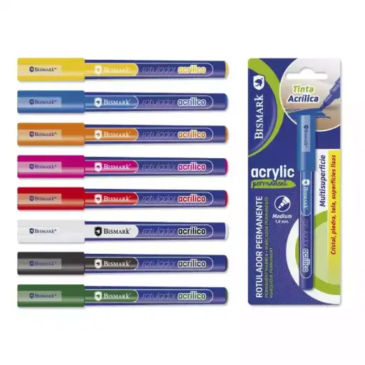 Rotulador permanente de tinta acrílica