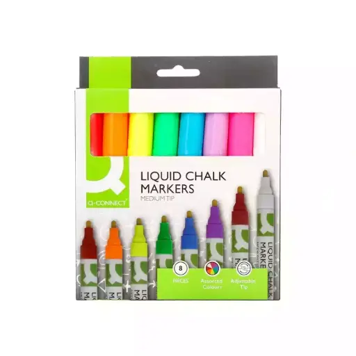 [5705831162815] 8 Rotuladores de tiza liquida - trazo 3 mm. 