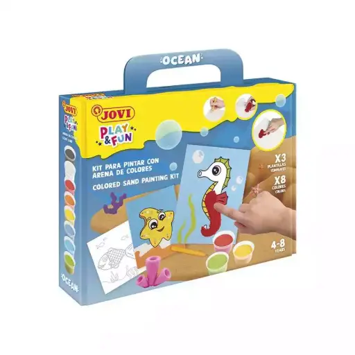 [8412027035095] Kit para pintar con arena de colores Ocean