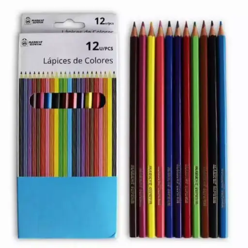 Lápices de colores de plástico - Mod. Básico
