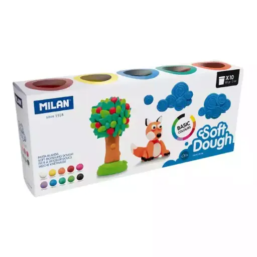 [8411574086567] Pasta blanda Soft Dough - Caja 10 botes 85 g
