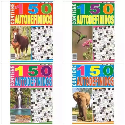 Pasatiempos Autodefinidos +150