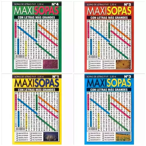 [8429829002804] Pasatiempos Sopas de Letras (Letra grande)